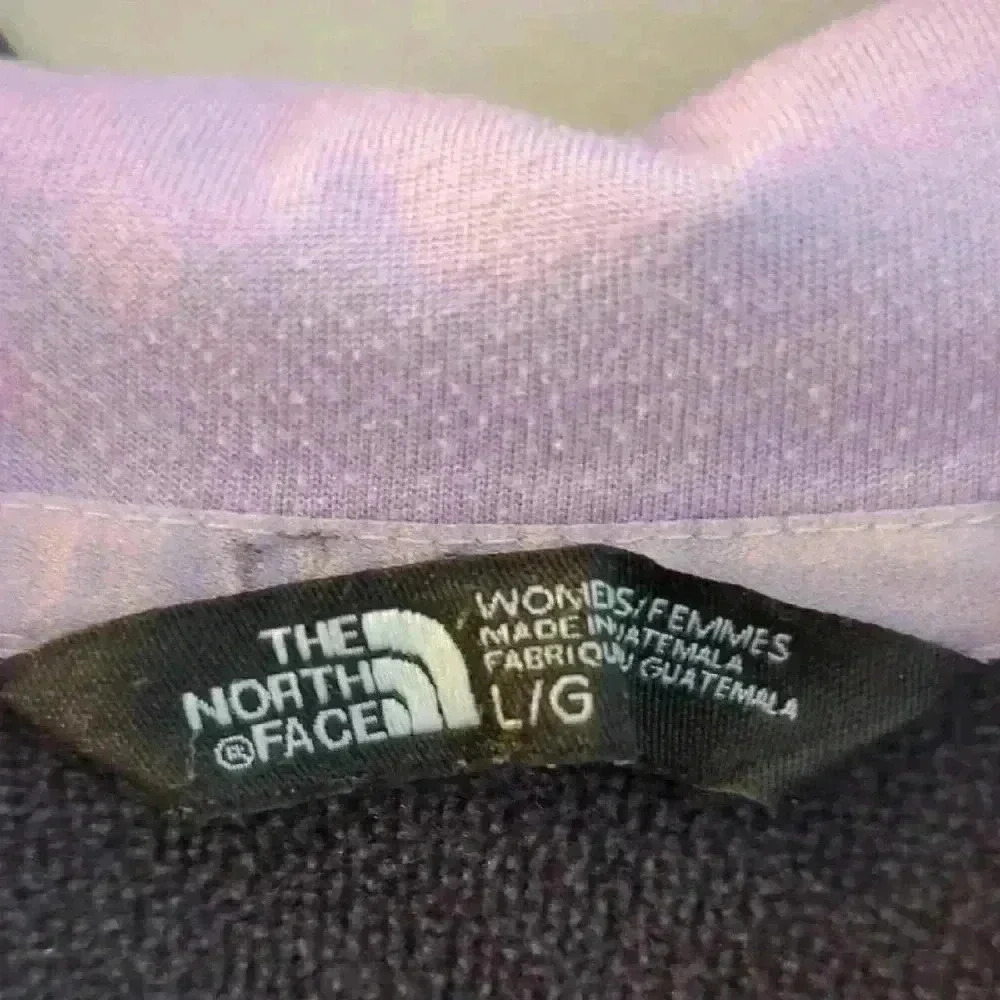 The North Face gray and purple Hoodie, large - Picture 2 of 6
